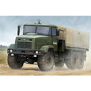 Ukrainas kravas automašīnas KrAZ-6322 "Soldier" plastmasas modelis