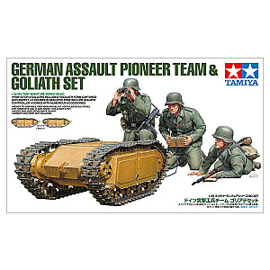 Vācu Goliāta plastmasas modelis ar uzbrukuma komandu