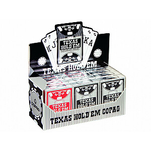 Texas PC PEEK pokera kartes, sudrabs