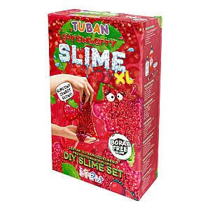 Plastmasas masas komplekts Super slime - Strawberry XL