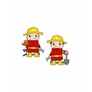 Мини-вафельные кубики - Пожарный маленький блистер