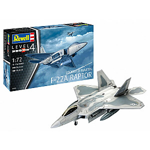 Lockheed Martin F-22A Raptor plastmasas modelis