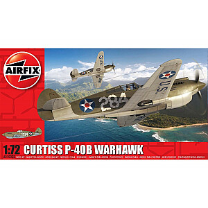 Curtiss P-40B Warhawk modeļa komplekts