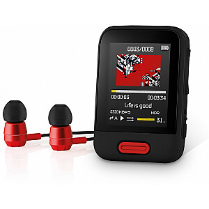 MP3-MP4 atskaņotājs SFP 7716RD 16 GB Bluetooth 1,8 collu displejs