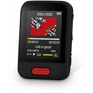 MP3-MP4 atskaņotājs SFP 7716RD 16 GB Bluetooth 1,8 collu displejs
