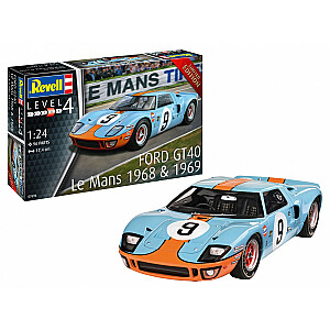 Пластиковая модель автомобиля 1/24 Ford GT 40 Le Mans 1968 года.