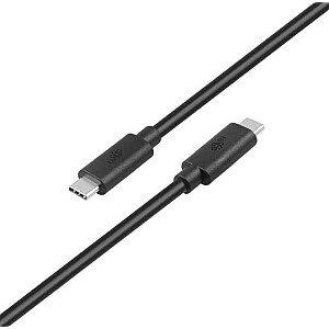 Кабель USB C-USB C 2м 60Вт 5Гбит/с USB 3.1 черный