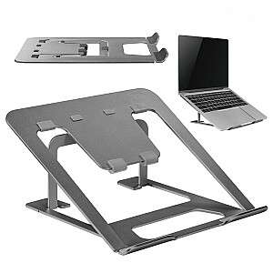 Ergo Office ER-416G серая алюминиевая подставка для ноутбука