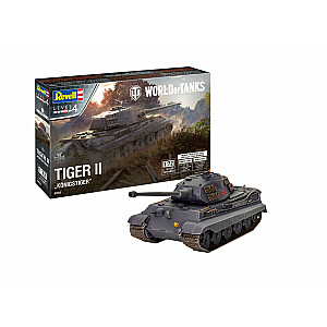 Tiger II Ausf tvertnes plastmasas modelis. B Koenigstiger Tanku pasaule