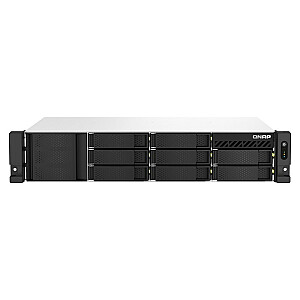 NAS serveris TS-873AeU-RP-4G, 8 nodalījumi, AMD Ryzen V1500B, 2U