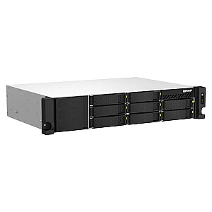 NAS serveris TS-873AeU-RP-4G, 8 nodalījumi, AMD Ryzen V1500B, 2U