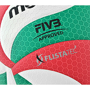 Мяч волейбольный Molten V5M5000 FIVB белый, красно-зеленый (5)