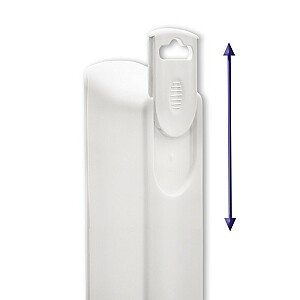 Qoltec pārsprieguma aizsardzības sloksne | 8 kontaktligzdas | 2 x USB | 1,8 m | Balts