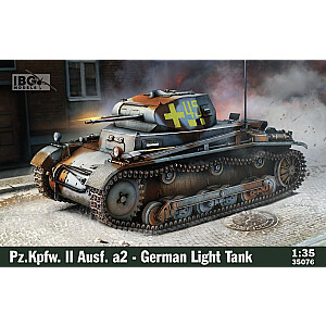 Plastmasas modelis Pz.Kpfw II Ausf. Vācu vieglais tanks A2 1/35