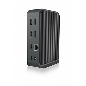 IB-DK2261AC Док-станция 13-в-1 USB Type-C, 7xUSB, кард-ридер, аудиовход/выход, LAN, HDMI