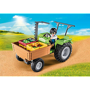 Traktors Playmobil ar piekabi 71249