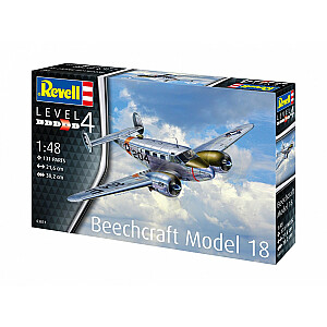 Пластиковая модель самолета Beechcraft 18 1/48