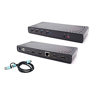 USB 3.0/USB-C/TB 2 X HDMI/DOKSTACIJA + PD 85 W