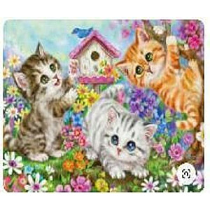 Алмазная мозаика - Три веселых котенка