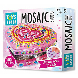 Radošais komplekts Mosaic Heart-box