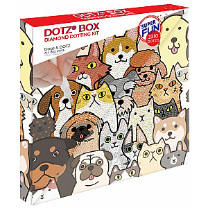 Diamond Dotz komplekts - suņu un kaķu kaste