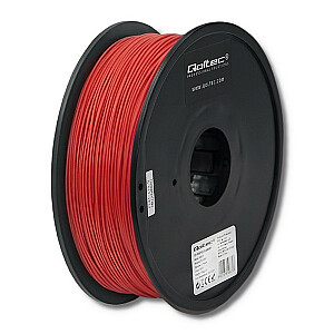 QOLTEC 3D filament 1.7mm 1 kg Red