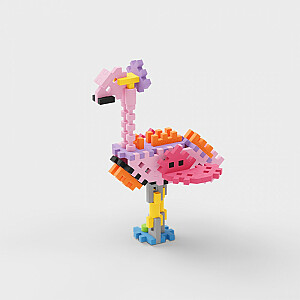 Mini vafeļu bloki Nature - Flamingo, 50 elementi