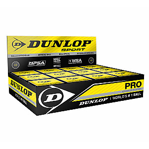 Мяч для сквоша Dunlop PRO 2YellowDot 12 шт.