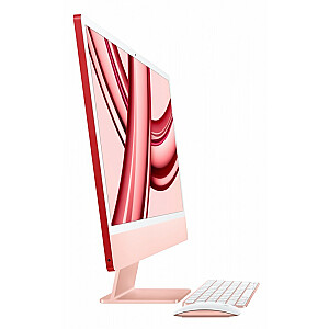iMac 24 дюйма: M3 8/8, твердотельный накопитель 8 ГБ, 256 ГБ — розовый