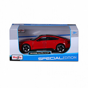 Audi RS E-tron GT 2022 kompozīta modelis sarkans 1/25