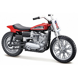 Metāla modelis HD 1972 XR750 sacīkšu motocikls 1/18