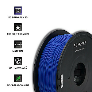 QOLTEC 3D filament 1.7mm 1 kg Blue