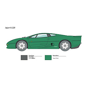 Jaguar XJ220 1/24 plastmasas modelis