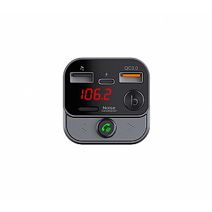 Auto FM MP3 raidītājs ar BT funkciju, USB LCD FM-84B QC3.0
