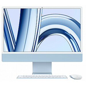 24 collu iMac: M3 8/10, 8 GB SSD, 512 GB — zils