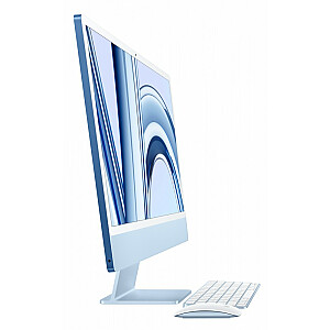 24 collu iMac: M3 8/10, 8 GB SSD, 512 GB — zils