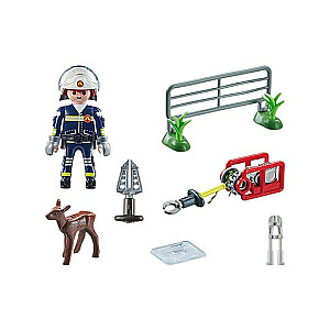 Playmobil Action Heroes 71467 Fire Service — dzīvnieku glābšana