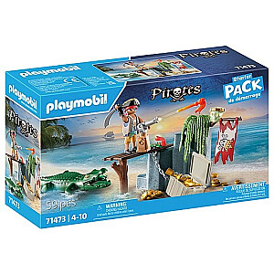 Playmobil Pirates 71473 Пират с аллигатором