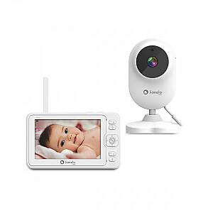 Elektroniskais bērnu monitors Babyline 6.2 ar kameru, balts