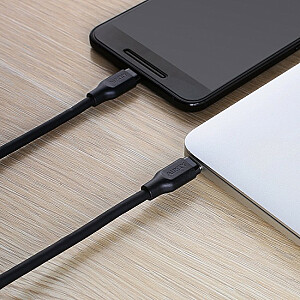 CB-CC1P OEM PVC barošanas kabelis PD USB C uz USB C | 1 m | 5 Gb/s | 3A | 60 W PD | 20 V