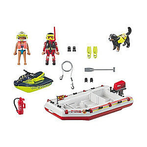 Playmobil Action Heroes 71464 Fire Boat ar ūdens motociklu
