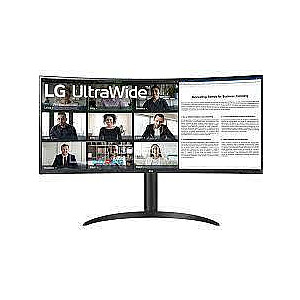 LCD Monitor LG 34WR55QC-B 34" Business/Curved/21 : 9 Panel VA 3440x1440 21:9 100 Hz 5 ms 34WR55QC-B