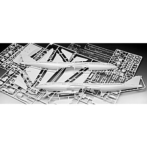 Jauns Lufthansa Boeing 747-8 plastmasas modelis