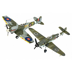 BF109G-10 un Spitfire MK.V plastmasas modelis