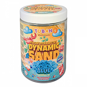 Dinamiskās smiltis 1kg zilas