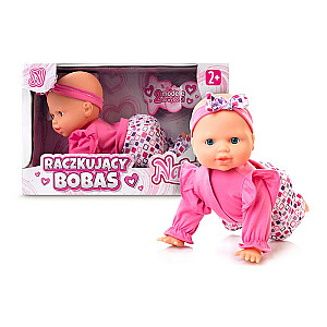 Кукла Наталья, ползущая малышка, 32 см, розовая
