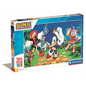 Puzzle 104 elementārais Maxi Sonic