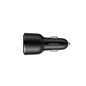 Ugreen car charger 2x USB Type C | 1x USB 69W 5A Power Delivery Quick Charge black (20467)