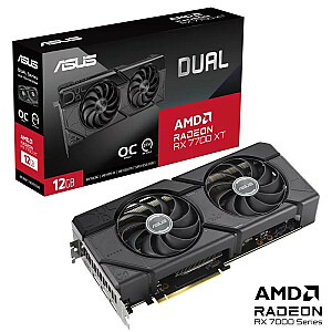 Видеокарта Radeon RX 7700 XT DUAL OC 12 ГБ GDDR6 192 бит 3DP