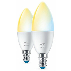 WiZ,Свеча,4,9Вт,2700-6500,C37,E14,2 шт источник света